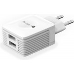 Techly IPW-USB-EC152W - Usb ��������� ������ 2-Port 5V 2.1A