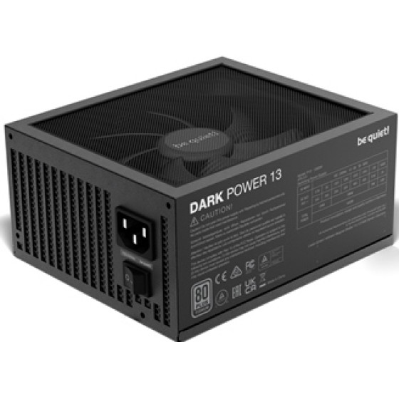 Bequiet Psu Dark Power 13 1000W BN335, Titanium CERTIFIED, Modular CABLES, Silent Wings 135MM FAN, 10YW.