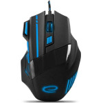Esperanza ��������� ������ ������� Gaming �� 7 ������� Usb 2400 Dpi MX201 Wolf �������� ����� - ���� - (EGM201B)