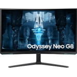 Samsung Monitor Odyssey Neo G8, UHD, HDR, VA, 32'', 16:9, 350CD/M2, 1.000.000:1, 1MS, 3840X2160, 240Hz, 2x Hdmi v2.1/1x Dp v1.4,/2x Usb v3.0/Hp OUT, FREESYNC, GAMING, 3YW. - (LS32BG850NUXEN)