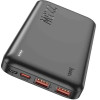 Hoco Power Bank 10000mAh �� Usb 1/Usb 2 22.5W USB-C 20W 5V/3A ��� Led ����� ����� - (J101 Astute)