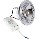 GloboStar DARKO ���� LED Indirect Anti-Glare AR111 14W 1694lm 40� AC 220-240V IP20 �11.1 x �6.6cm ����� ����� 6000K Dimmable - Bridgelux High Lumen COB Gen2 - TUV Certified Driver - 5 Years Warranty - (60381)