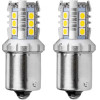 AMiO R5W/R10W P21W BA15S 12/24V 16xSmd 3030 Led ����� CAN-Bus 2���. - (02796)