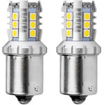 AMiO R5W/R10W P21W BA15S 12/24V 16xSmd 3030 Led ����� CAN-Bus 2���. - (02796)