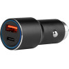AMiO ��������� �������� ������� ���������� 12/24V Usb + Usb Type C 38W Fast Charge PRO-08 - (02934)