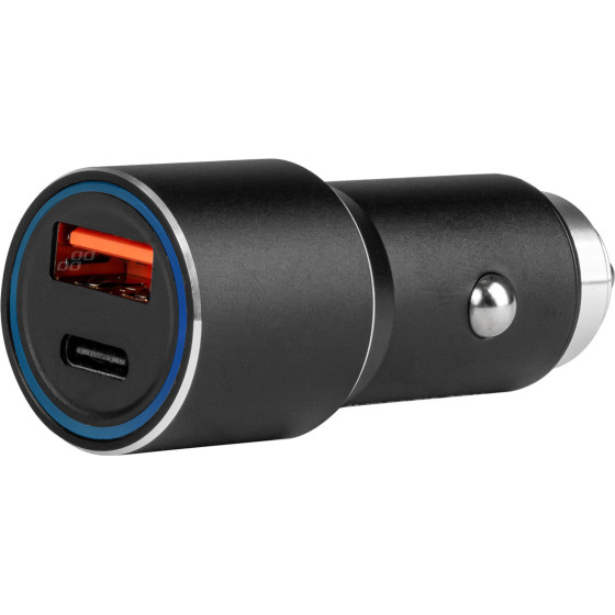 AMiO ��������� �������� ������� ���������� 12/24V Usb + Usb Type C 38W Fast Charge PRO-08 - (02934)