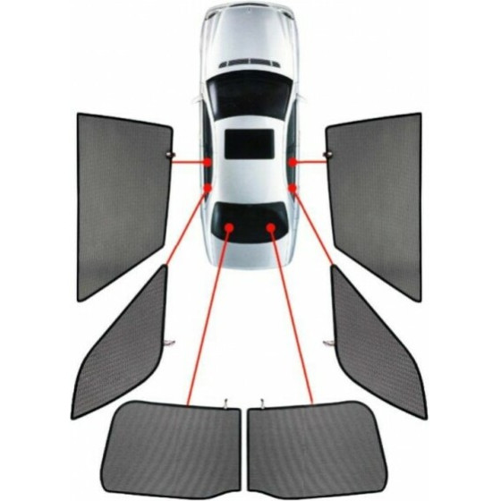 CarShades Audi Q3 5D 2018+ ����������� ����� Car Shades - 6 ���. - (PVC.AU-Q3-5-B)