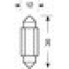 Lampa ������� ����������� 9 32V sv28,5-8 2SMDx1CHip Led 70lm CAN-Bus 12x36mm ��������� ����� 20���. - (97572)