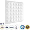 GloboStar Zeus ������� Led Panel 60x60cm 48W 7200lm 120� CRI =86Ra UGR 19 Anti-Glare Shield Diffuser Ac 220-240V IP44 �60 x �60 x �3.3cm - ������ ����� 4500K - Bridgelux High Lumen Chips - Tuv Certified Driver - 5 Years Warranty - (60969)