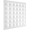 GloboStar Zeus ������� Led Panel 60x60cm 48W 7440lm 120� CRI =86Ra UGR 19 Anti-Glare Shield Diffuser Ac 220-240V IP44 �60 x �60 x �3.3cm - ����� ����� 6000K - Bridgelux High Lumen Chips - Tuv Certified Driver - 5 Years Warranty - (60968)