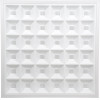 GloboStar Zeus ������� Led Panel 60x60cm 48W 7440lm 120� CRI =86Ra UGR 19 Anti-Glare Shield Diffuser Ac 220-240V IP44 �60 x �60 x �3.3cm - ����� ����� 6000K - Bridgelux High Lumen Chips - Tuv Certified Driver - 5 Years Warranty - (60968)