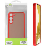 Lime ���� Samsung S23 5G S911 6.1'' Hardshell Fusion Full Camera Protection Red With Black KEYS