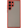 Lime ���� Samsung S23 Ultra 5G S918 6.8'' Hardshell Fusion Full Camera Protection Red With Black KEYS