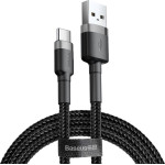Baseus Cafule Braided Usb 2.0 Cable USB-C Male - USB-A Male ����� 0.5m - (CATKLF-AG1)
