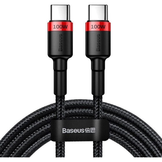 Baseus Cafule Braided Usb 2.0 Cable USB-C Male - USB-C Male ������� 2m - (CATKLF-AL91)