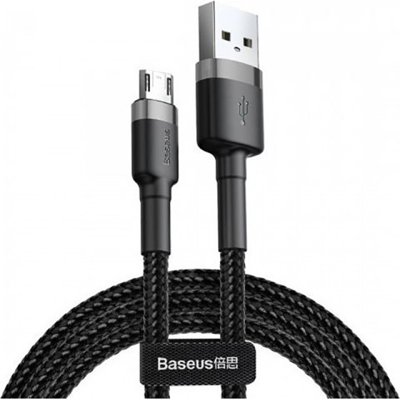 Baseus Cafule Braided Usb 2.0 To Micro Usb Cable ���� 2m - (CAMKLF-CG1)