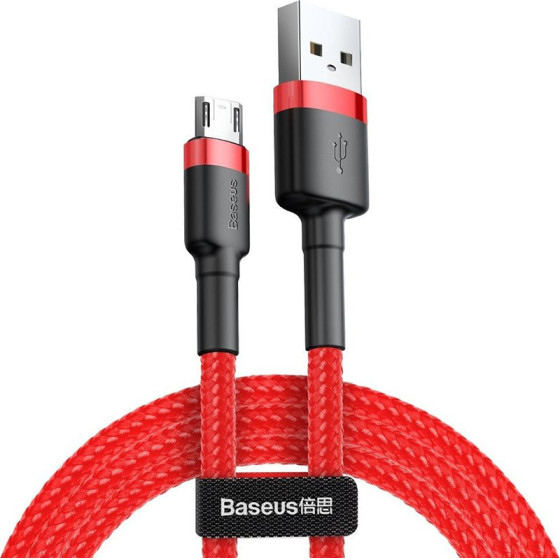 Baseus Cafule Braided Usb 2.0 To Micro Usb Cable ������� 2m - (CAMKLF-C09)