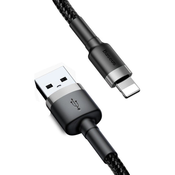 Baseus Cafule Braided Usb To Lightning Cable ����� 3m - (CALKLF-RG1)