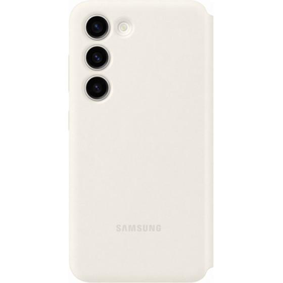 Samsung Smart Clear View Cover Galaxy S23 Cream - (EF-ZS911CUEGWW)