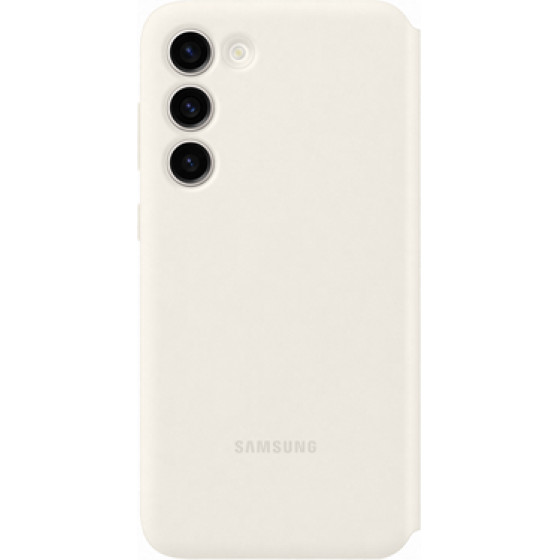 Samsung Smart Clear View Cover Galaxy S23+ Cream - (EF-ZS916CUEGWW)