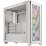 Corsair Case 4000D Rgb Af Tg Mid Wht - (CC-9011241-WW)