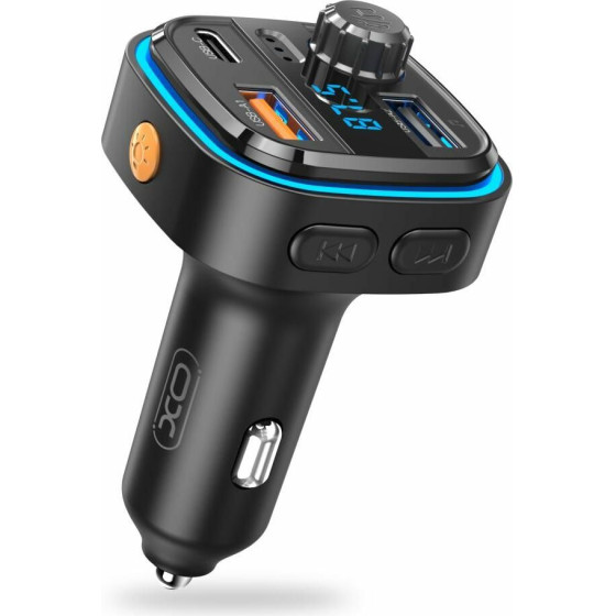 XO Smart Bluetooth MP3 +5V3.1A Car Charger With Light - (XO BCC08)