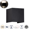 GloboStar AXIS-S ������ �������������� �������� ���������� ����� Up & Down Led 10W 1200lm 10 ��� 60� Ac 220-240V ��������� IP65 �10 x �10 x �10cm - ������ ����� 4500K - ����� - Bridgelux Chip - 3 Years Warranty - (60565)