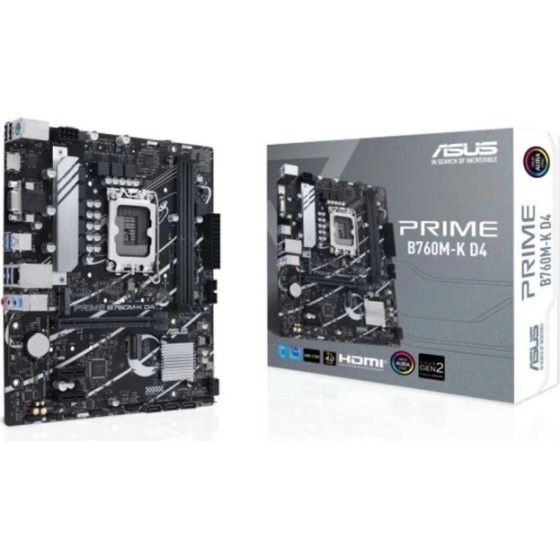 Asus Prime B760M-K D4 - (90MB1DS0-M0EAY0)