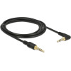 DeLock ������� 3.5mm �������, 24AWG, Gold plated, 2m, ����� - (85613)