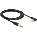 DeLock ������� 3.5mm �������, 24AWG, Gold plated, 2m, ����� - (85613)