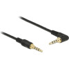 DeLock ������� 3.5mm �������, 24AWG, Gold plated, 2m, ����� - (85613)