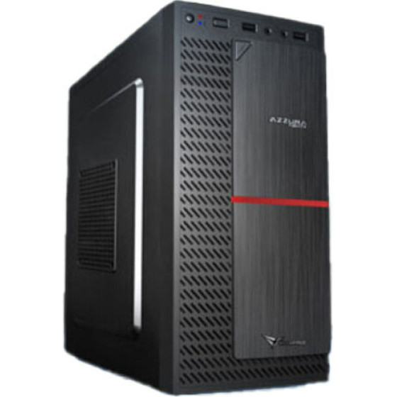 Alcatroz Mini Atx Pc Case With Psu 450W Azzura Neox Red - (AZZURANEOXRED)