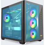 Armaggeddon Gaming Pc Case Full Atx Tessaraxx Core 12 Air Black - (CORE12AIRB)