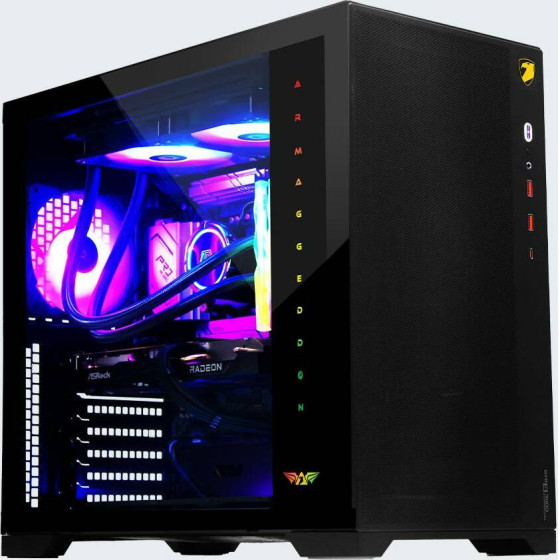 Armaggeddon Gaming Pc Case Full Atx Tessaraxx Core 13 Air Black - (CORE13AIRB)