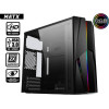 Armaggeddon Gaming Pc Case Matx With Rgb Effects Black - (TRON1XB)