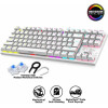 Armaggeddon Mechanical Keyboard MKA-2C Neo White Linear Red Switch - (MKA-2C-NWL)
