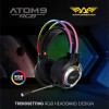 Armaggeddon Rgb Headband Gaming Stereo Headphone With Mic Atom 9 - (ATOM9RGB)