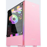 Armaggeddon Ruby B-V Atx Gaming Pc Case Pink - (RUBY-BV)