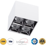 GloboStar Luminar Superior ����������� Led Spot Downlight Trimless 14W 1890lm 36� Ac 220-240V IP20 �8.2 x �8.2 x �6.6cm - ����� �� �������� ������� - ����� ����� 2700K - Bridgelux High Lumen Chip Gen2 - Tuv - 5 Years Warranty - (60335)