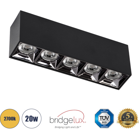 GloboStar Luminar Superior ����������� Led Spot Downlight Trimless 20W 2700lm 36� Ac 220-240V IP20 �19.5 x �4.2 x �6.6cm - ����� �� �������� ������� - ����� ����� 2700K - Bridgelux High Lumen Chip Gen2 - Tuv - 5 Years Warranty - (60329)