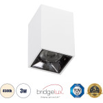 GloboStar Luminar Superior ����������� Led Spot Downlight Trimless 3W 420lm 36� Ac 220-240V IP20 �4.2 x �4.2 x �6.6cm - ����� �� �������� ������� - ������ ����� 4500K - Bridgelux High Lumen Chip Gen2 - Tuv - 5 Years Warranty - (60322)