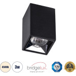GloboStar Luminar Superior ����������� Led Spot Downlight Trimless 3W 420lm 36� Ac 220-240V IP20 �4.2 x �4.2 x �6.6cm - ����� �� �������� ������� - ������ ����� 4500K - Bridgelux High Lumen Chip Gen2 - Tuv - 5 Years Warranty - (60320)