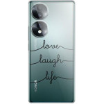 iNOS ���� Tpu Honor 70 5G Art Theme Love-Laugh-Life - (5205598162627)