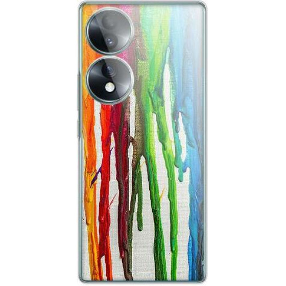 iNOS ���� Tpu Honor 70 5G Art Theme Vertical Watercolor - (5205598162535)