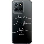 iNOS ���� Tpu Honor X8 5G Art Theme Love-Laugh-Life - (5205598162634)