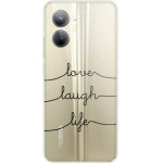 iNOS ���� Tpu Realme C33 Art Theme Love-Laugh-Life - (5205598162658)