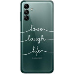 iNOS ���� Tpu Samsung A047F Galaxy A04s/ A136U Galaxy A13 5G Art Theme Love-Laugh-Life - (5205598162665)