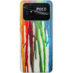 iNOS ���� Tpu Xiaomi Poco C40 Art Theme Vertical Watercolor - (5205598162580)