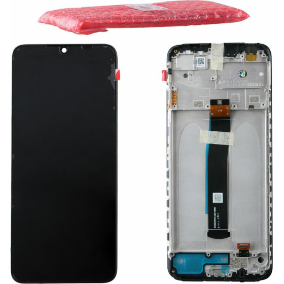 Xiaomi Redmi 10C ����� + Touch Screen + Lens + Frame Black Original Service Pack - (560001C3QA00)