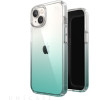 SPECK IPHONE 14 CASE (150064-9594) PRESIDIO PERFECT CLEAR OMBRE (CLEAR/FANTASY TEAL FADE)